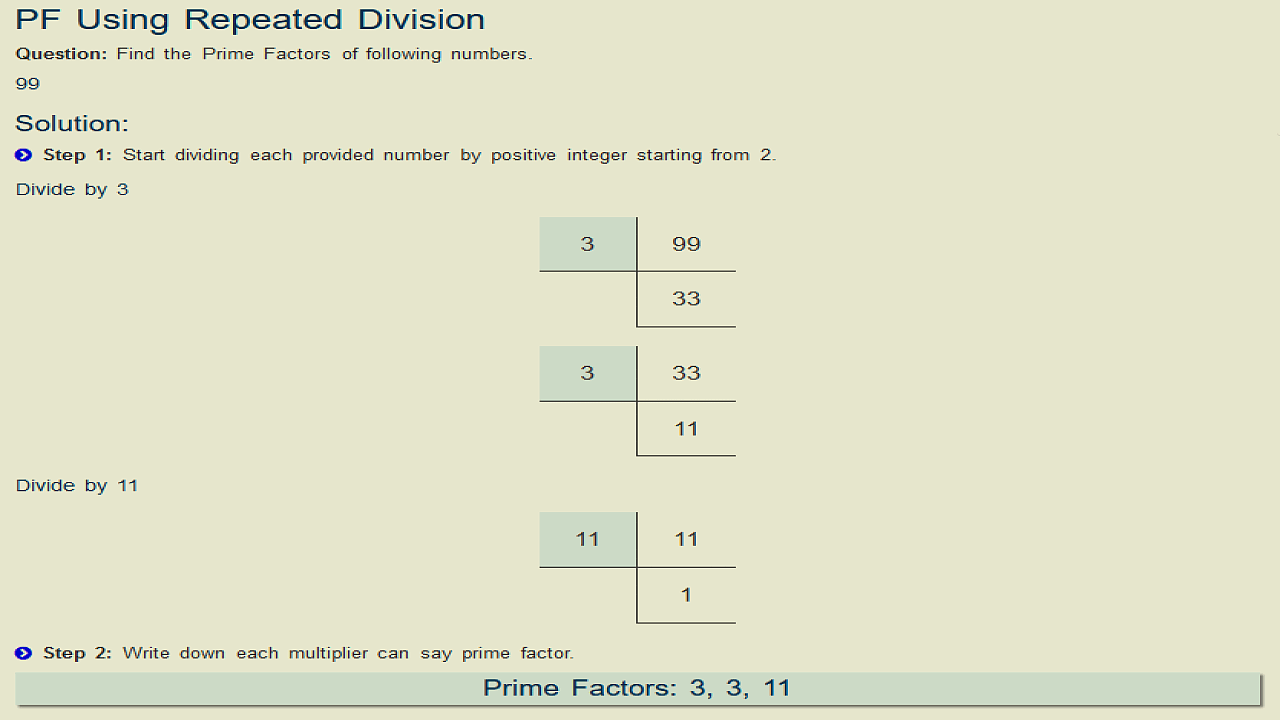 find the prime factor of the given number 21
